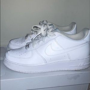 Nike Air Force 1 Sneakers , Size 7Y/ Women size 9, White